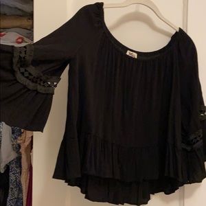 Show my your mumu off the shoulder shirt